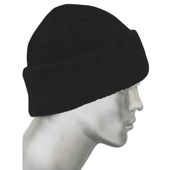Я_Шапка п/ш черная трикотажая (с маркировкой)