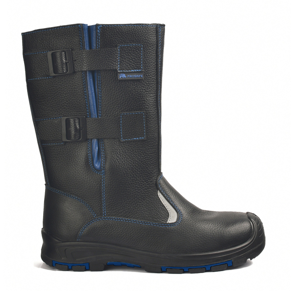 Сапоги PROSAFE кожа, нат. мех, ПУ/Нитрил, КП мод. 763РКВНМ