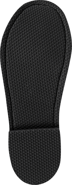 Туфли (тапочки) кожаные на подошве из пористой резины черные