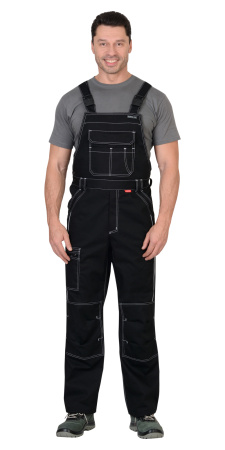 Полукомбинезон "ПРЕСТИЖ" черный, тк.Rodos (245 гр/кв.м) (ЧЗ)