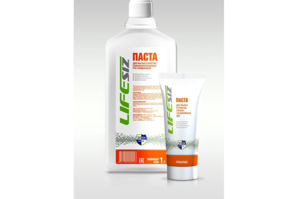 Паста для мытья сильнозагрязненных рук с натуральным абразивом «Элен» линии PROFLINE флакон без помпы, 1000мл