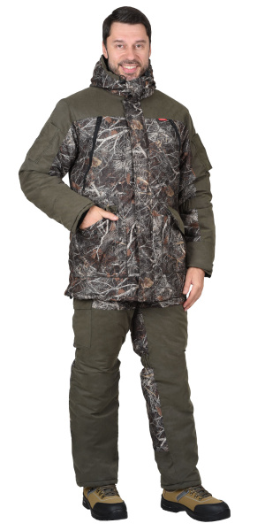 Костюм "Тундра" зимний: куртка, п/комб. (тк.Алова) КМФ Змея