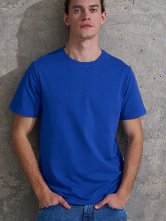 Футболки МУЖСКИЕ Elastane синяя