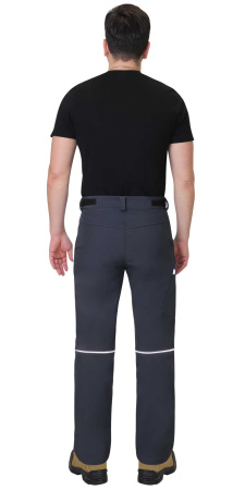 Брюки "Спейс" софтшелл сине-серые