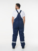 Полукомбинезон мужской зимний Пк703 ткань Твил, цвет темно-синий