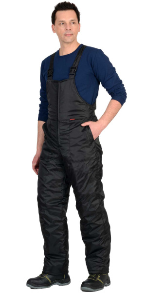 Полукомбинезон зимний универсальный тк. Оксфорд черный  (ЧЗ)