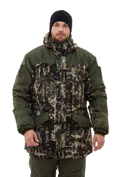 Костюм зимний «ГЕРКОН» куртка/брюки, цвет: кмф 253-9/т.хаки, ткань: Алова/Финляндия