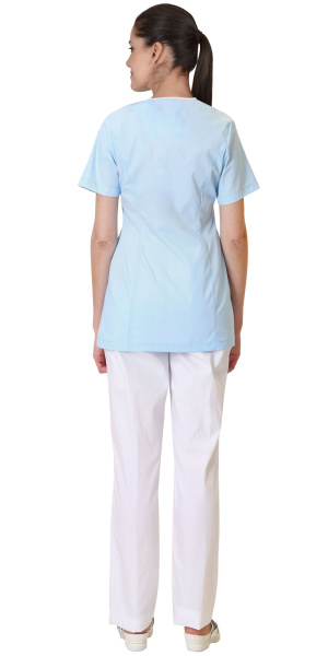 Блуза "ДЖУЛИЯ" женская голубая 