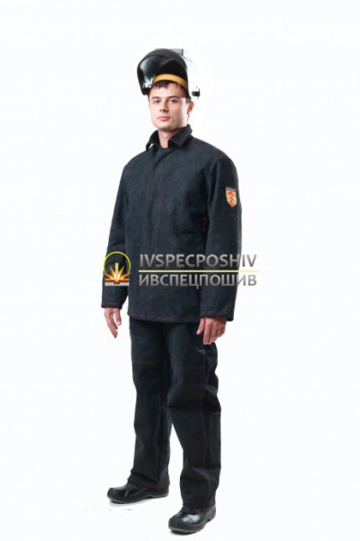 Костюм сварщика зимний цельноспилковый, утеплитель ватин (ЧЗ)
