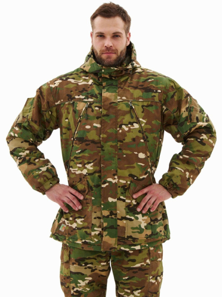Костюм демисезон "ГЕРКОН-ВЕСНА/ОСЕНЬ" куртка/брюки цвет: Мультикам, ткань: Рип-стоп