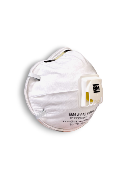 Полумаска фильтрующая для защиты от аэрозолей, чашеобразная, с клапаном выдоха ВМ 8112 FFP1 NR D