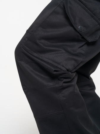 Костюм рабочий мужской №106 (куртка, брюки) черный, ткань Твил